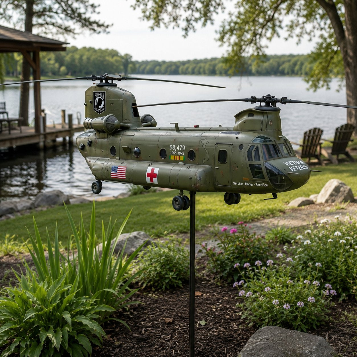 🏆Last Day Promo: 49% OFF 🎖️-Vietnam Veteran UH-1 Helicopter Wind Spinner- ✈️Buy 3 Free Shipping Today!