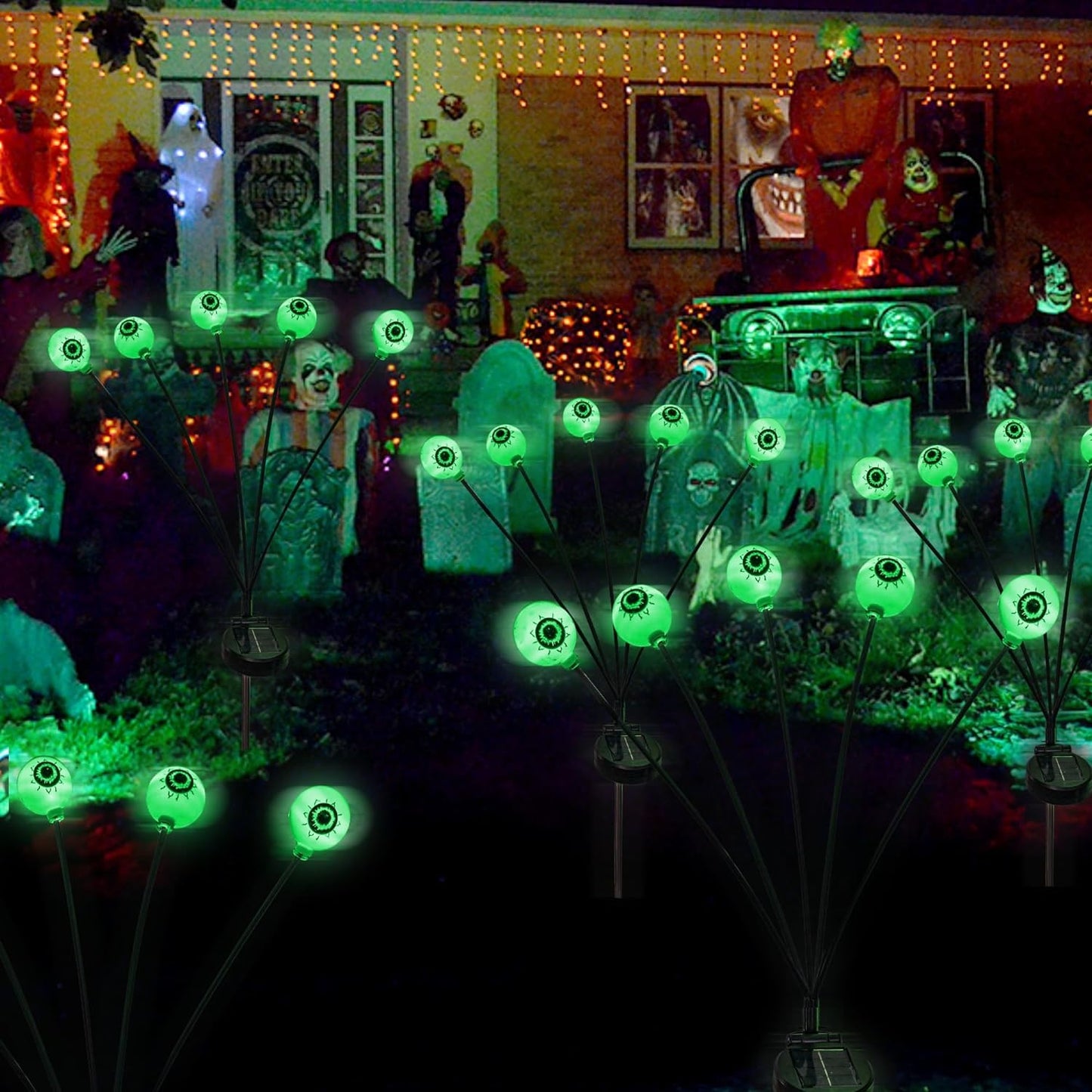 👻Horror Night Sale 50% OFF - Solar Eyeball Swaying Firefly Lights