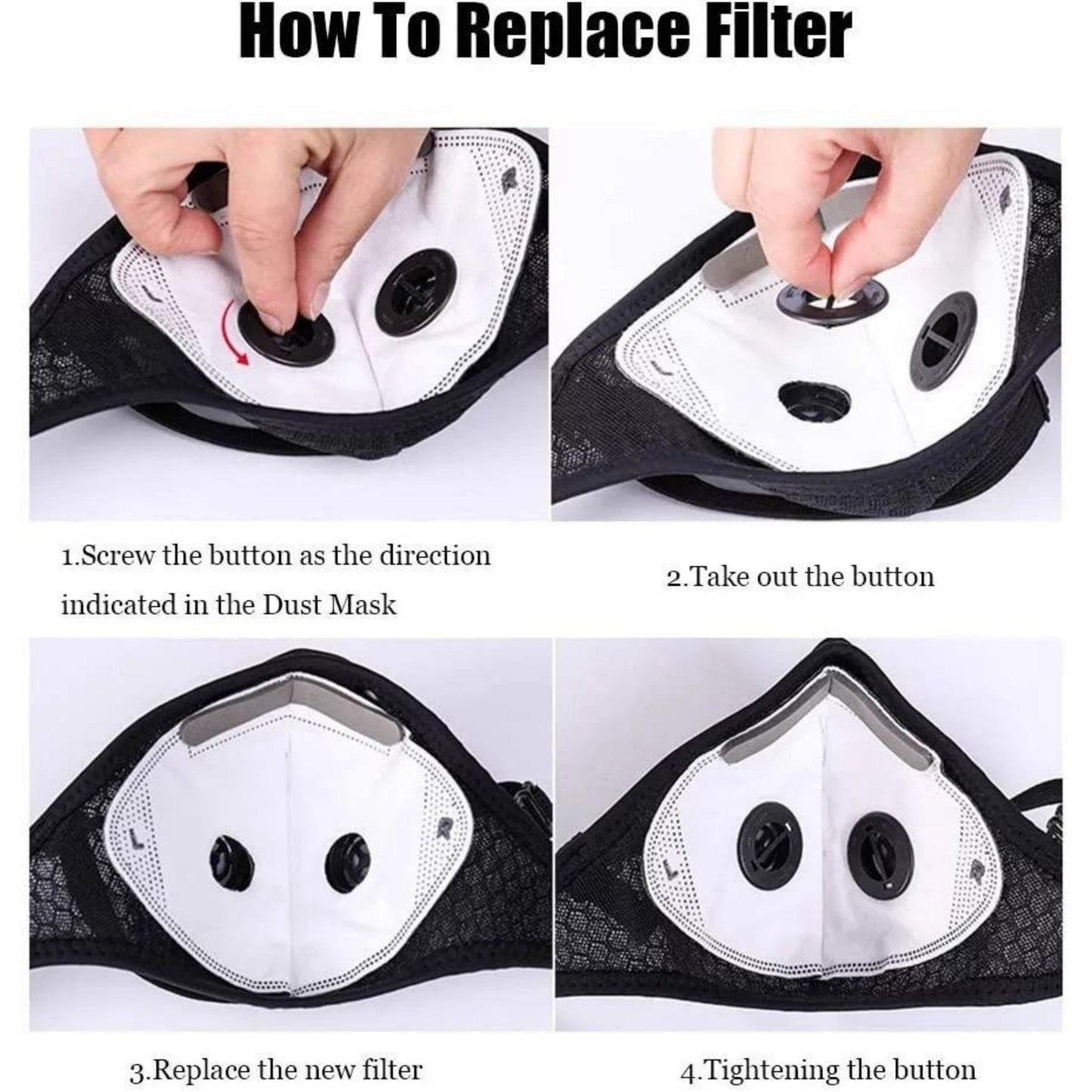 🔥LAST DAY 50% OFF💖Reusable Carbon Filter Dust Mask – Built for Active Lifestyles