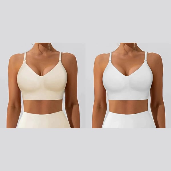 💗Women's Solid Color Wireless Backless Bra