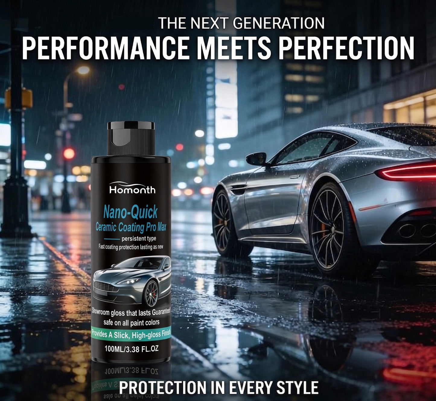 Nano Ceramic Coating Professional Edition MAX Version is specially designed for automobiles