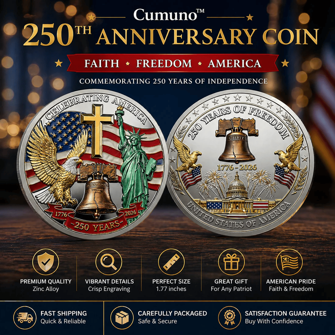 UNITED STATES 25O THANNIVERSARY COIN