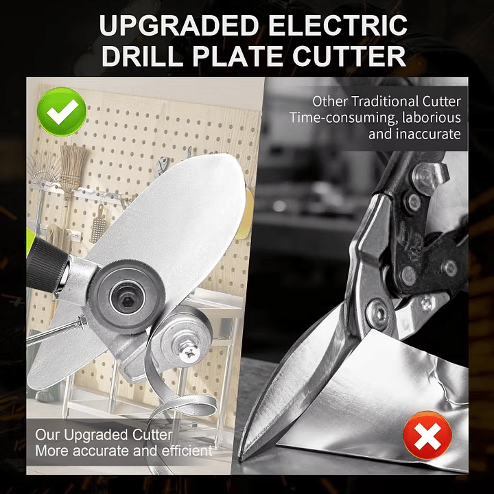 Dailyard™ Sheet Metal Cutter Drill Attachment 🛠️