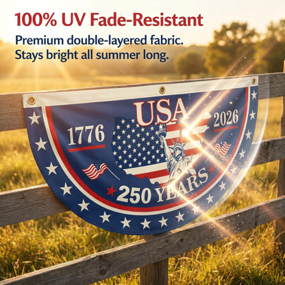 100% Veteran Owned / Handcrafted in USA-250th Anniversary Banner