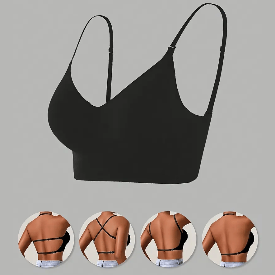 💗Women's Solid Color Wireless Backless Bra