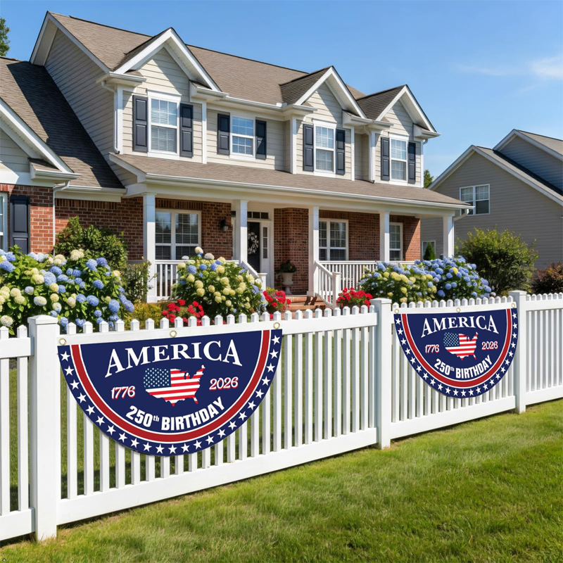 🔥Honor Your American Pride🎉Handcrafted by Veterans - 250th Anniversary USA Fan Flag🎖️