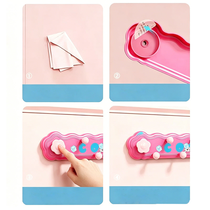 Heavy-Duty Suction Cup Hook Rail